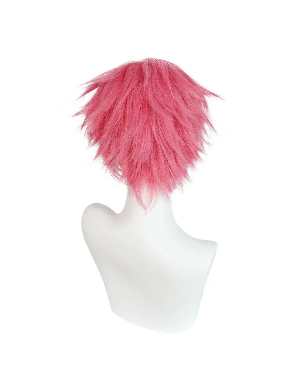Men's Pink Synthetic Fiber Short Blonde Golden Cosplay Modern Wigs